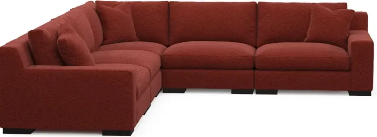 Bondi Foam Comfort 5-Piece Sectional - Bloke Brick