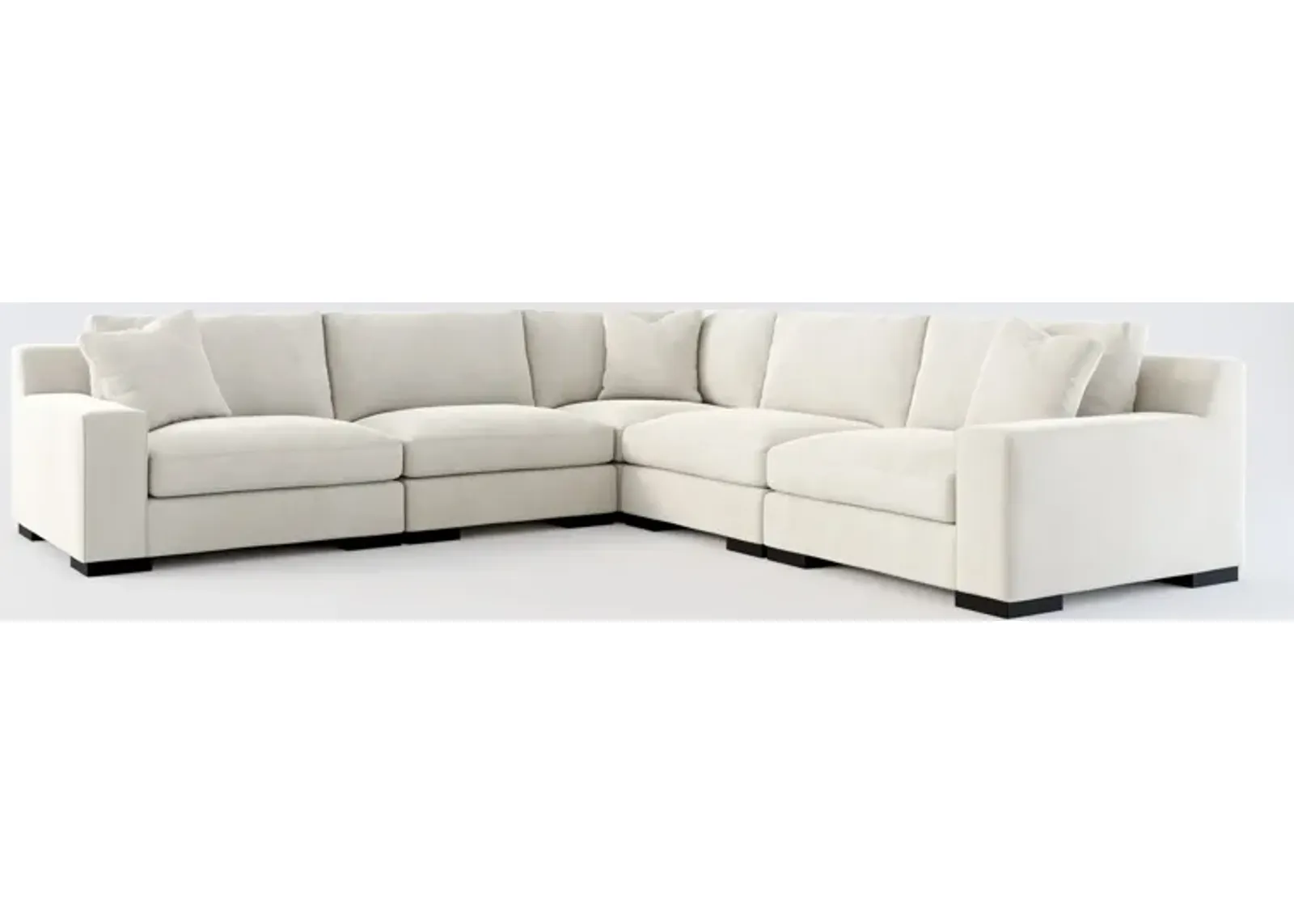 Bondi Foam Comfort 5-Piece Sectional - Laurent Beach