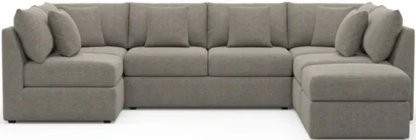 The Pitt Foam Comfort Sectional - Bridger Metal