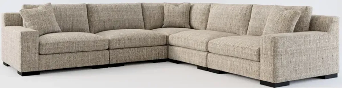 Bondi Foam Comfort 5-Piece Sectional - Mason Flint