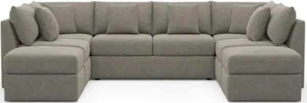 The Pitt Foam Comfort Sectional - Bridger Metal