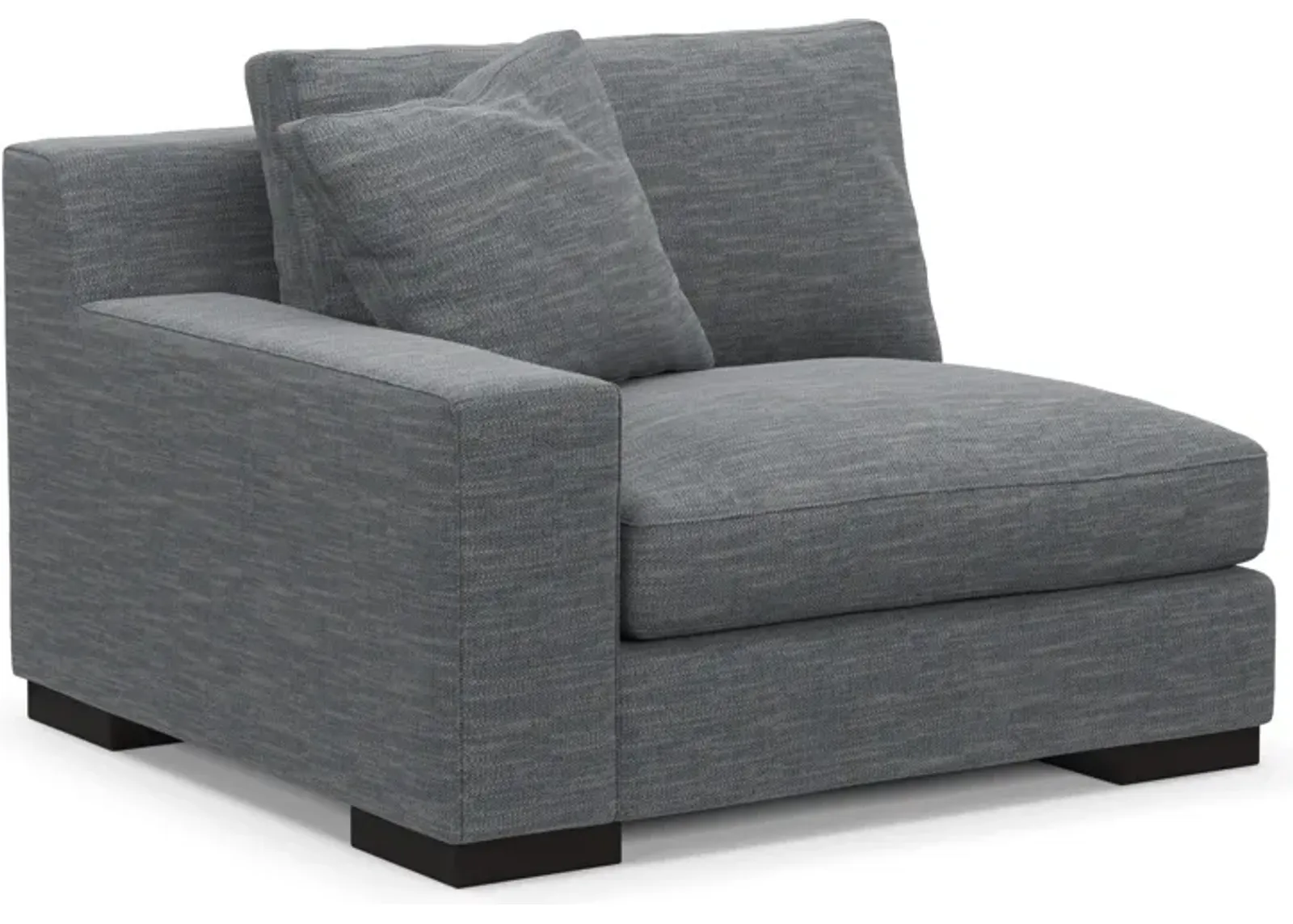 Bondi Hybrid Comfort Left-Facing Chair - Dudley Indigo