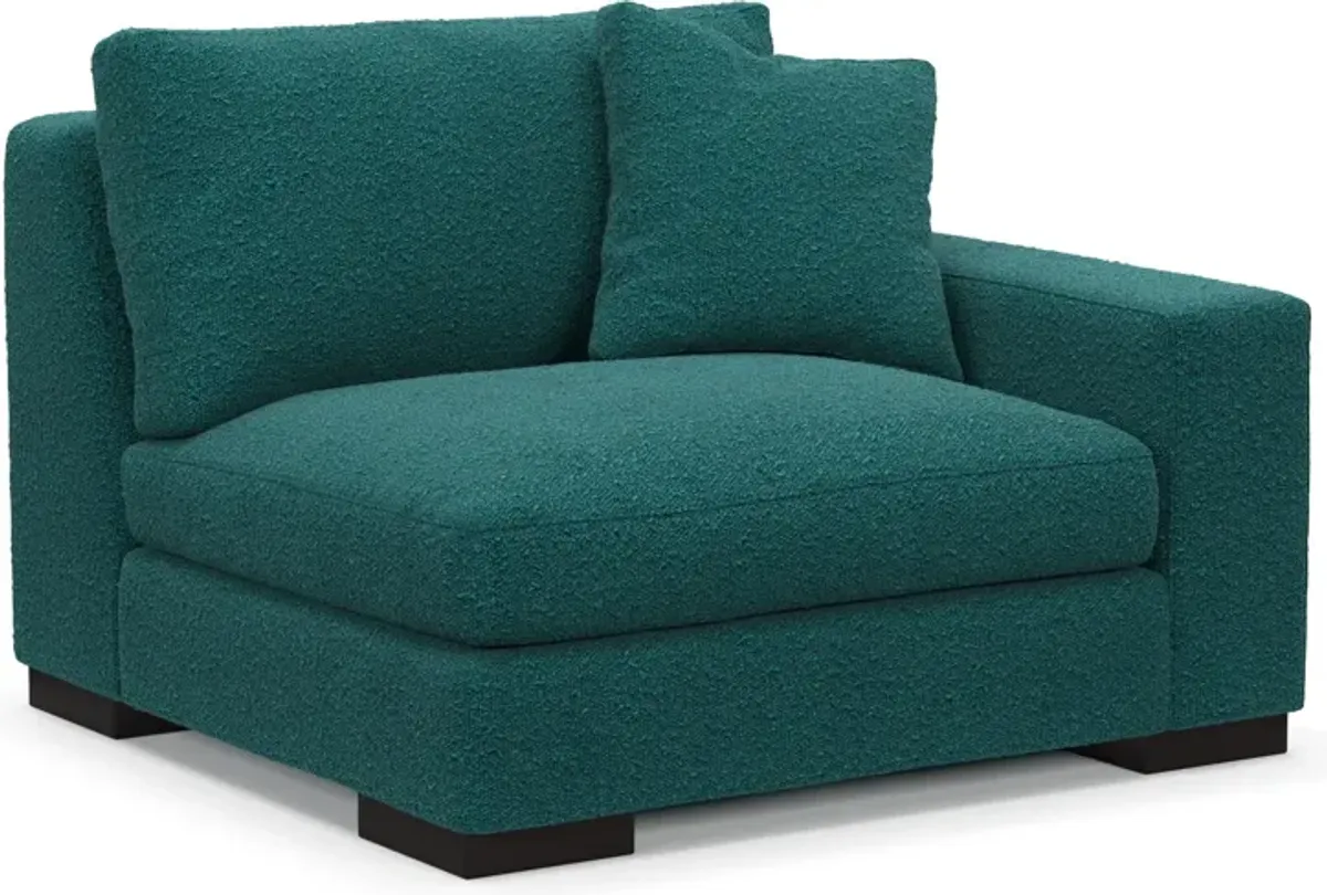 Bondi Hybrid Comfort Right-Facing Chair - Bloke Peacock