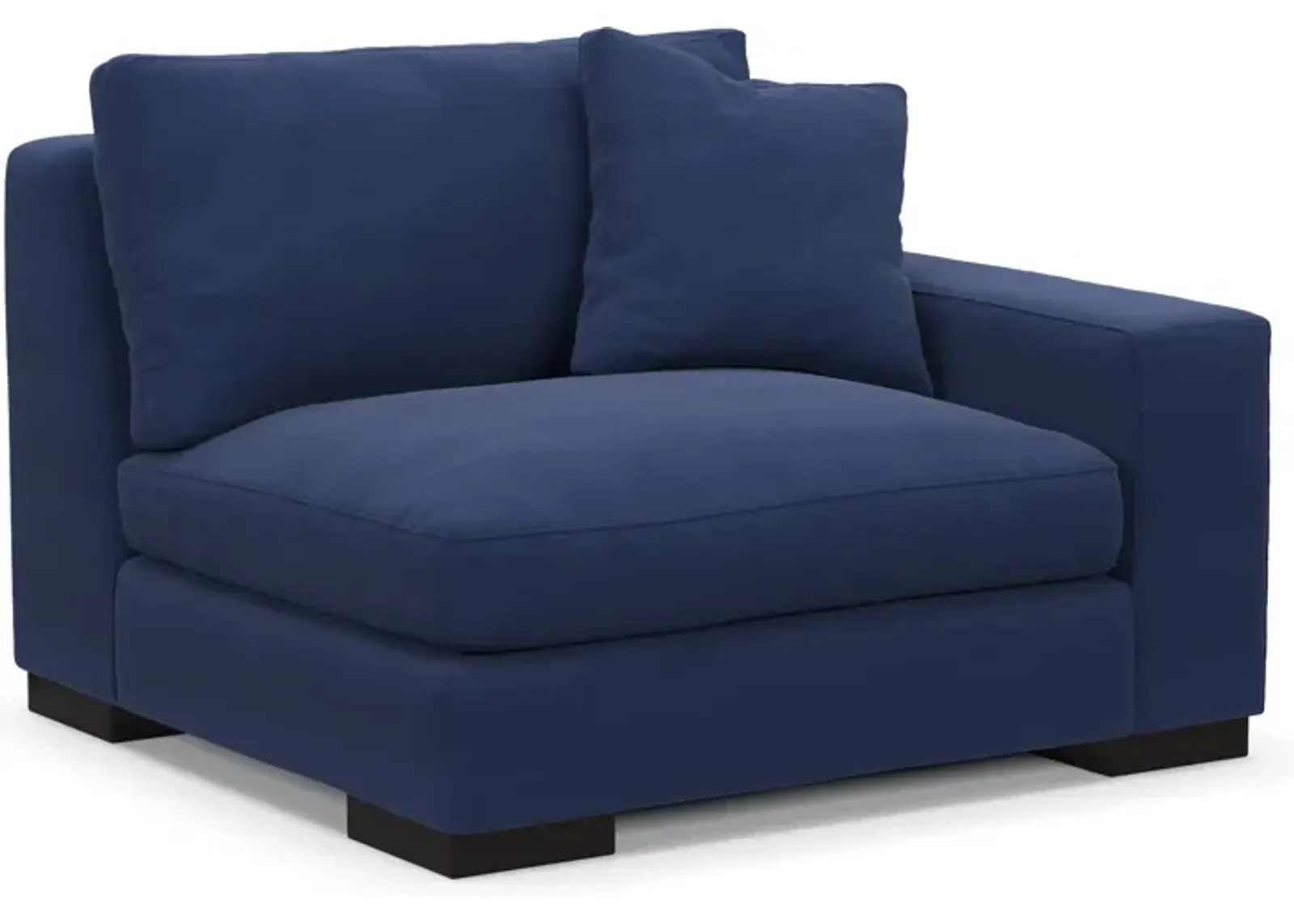 Bondi Hybrid Comfort Right-Facing Chair - Abington Indigo