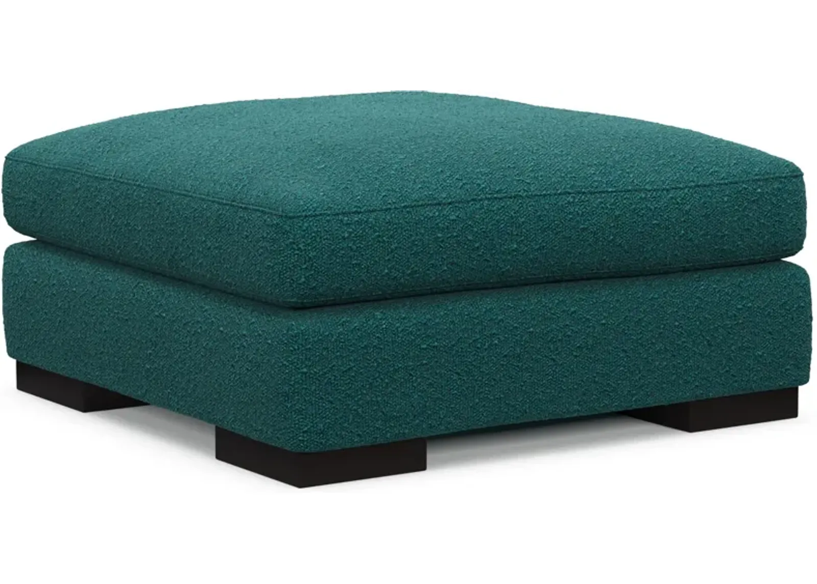 Bondi Hybrid Comfort Ottoman - Bloke Peacock