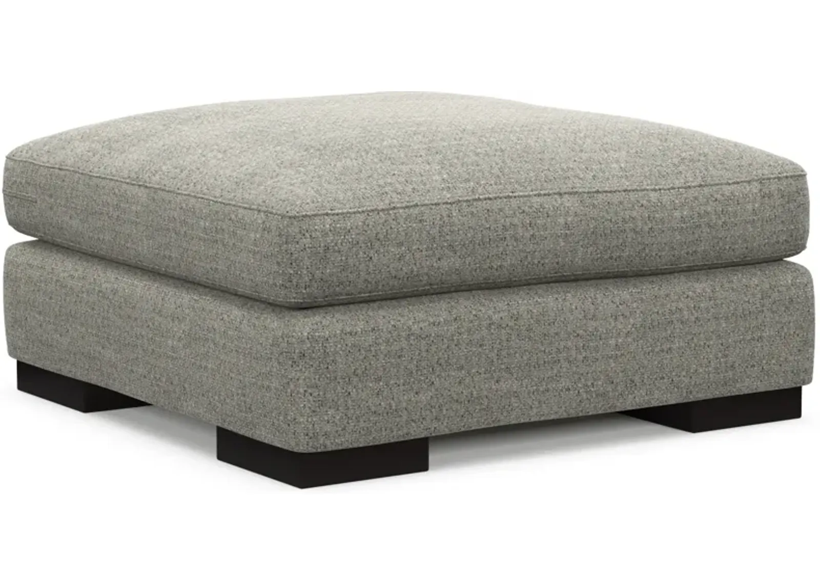 Bondi Hybrid Comfort Ottoman - Pandora Pepper