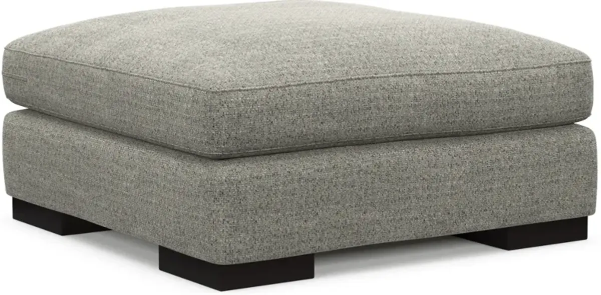 Bondi Hybrid Comfort Ottoman - Pandora Pepper