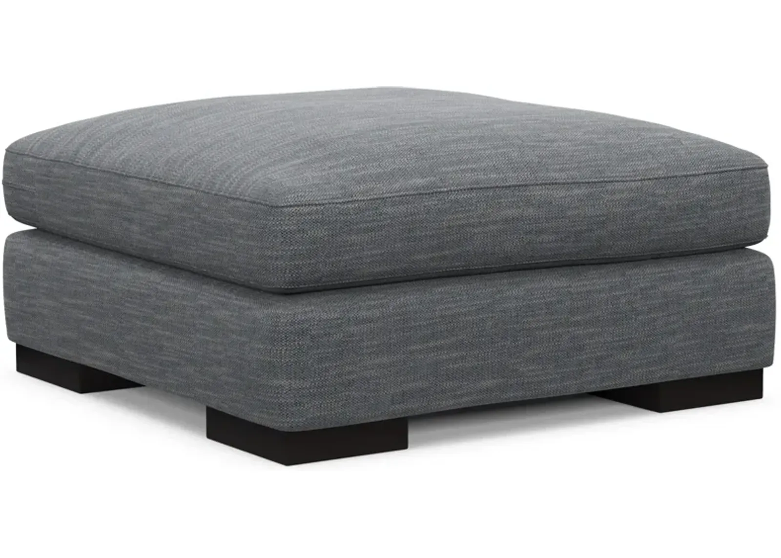 Bondi Hybrid Comfort Ottoman - Dudley Indigo