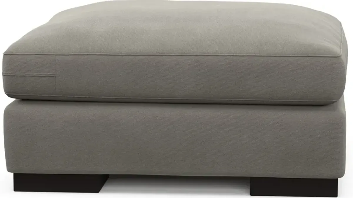 Bondi Hybrid Comfort Ottoman - Abington Fog