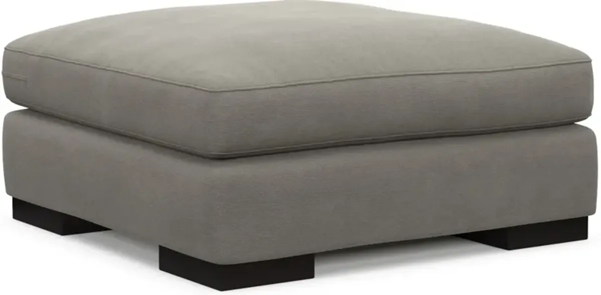 Bondi Hybrid Comfort Ottoman - Abington Fog