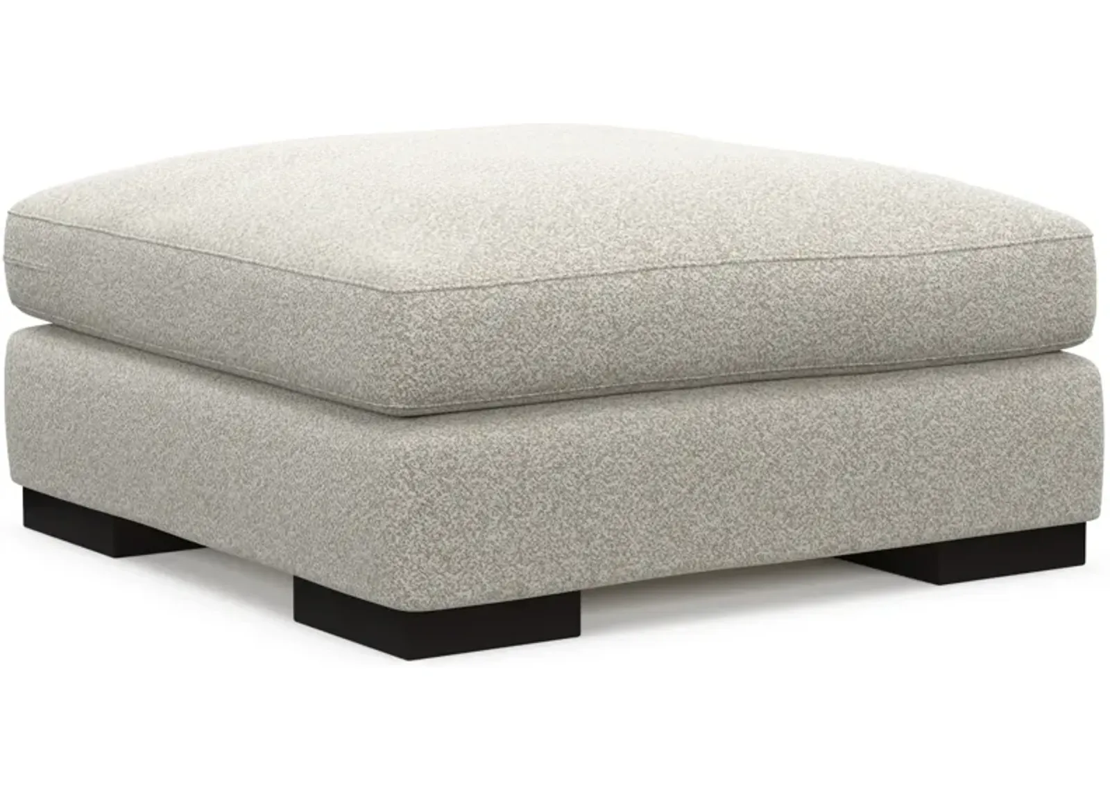 Bondi Hybrid Comfort Ottoman - Muse Stone