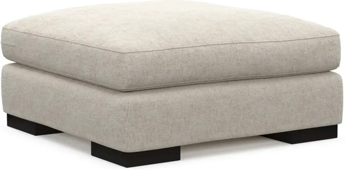 Bondi Hybrid Comfort Ottoman - M Ivory