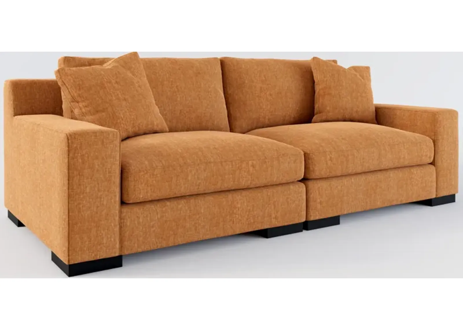 Bondi Hybrid Comfort 2-Piece Sofa - Contessa Ginger