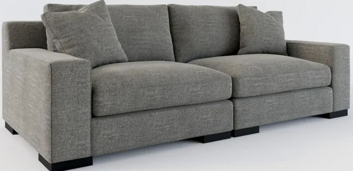 Bondi Hybrid Comfort 2-Piece Sofa - Curious Charcoal