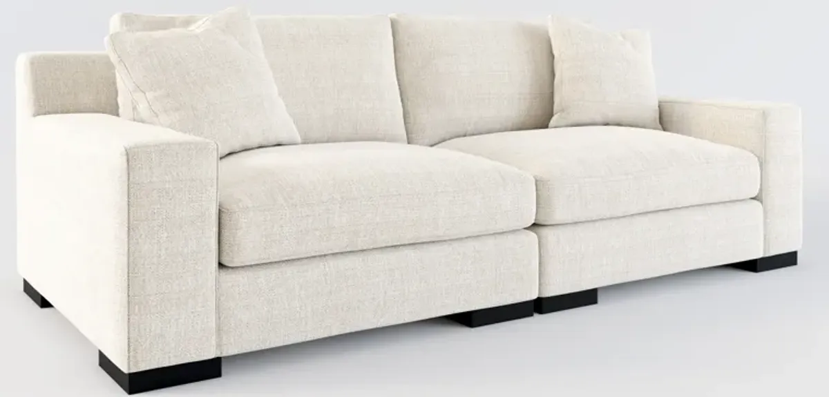 Bondi Hybrid Comfort 2-Piece Sofa - Mason Porcelain