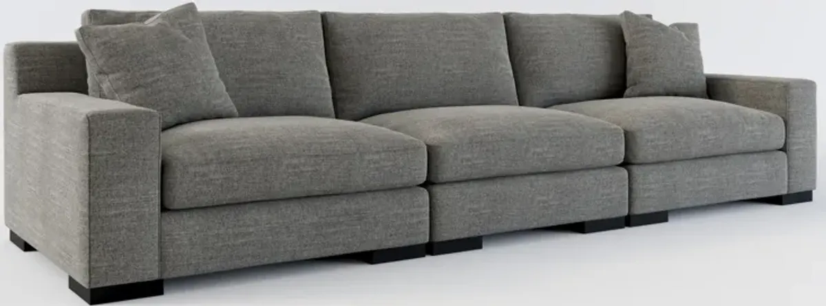 Bondi Hybrid Comfort 3-Piece Sofa - Curious Charcoal