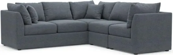 The Pitt Hybrid Comfort Sectional - Bridger Navy