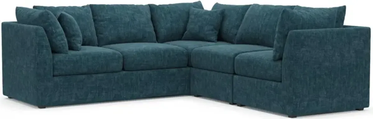 The Pitt Hybrid Comfort Sectional - Argo Tropic