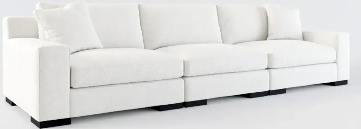 Bondi Hybrid Comfort 3-Piece Sofa - Bloke Snow