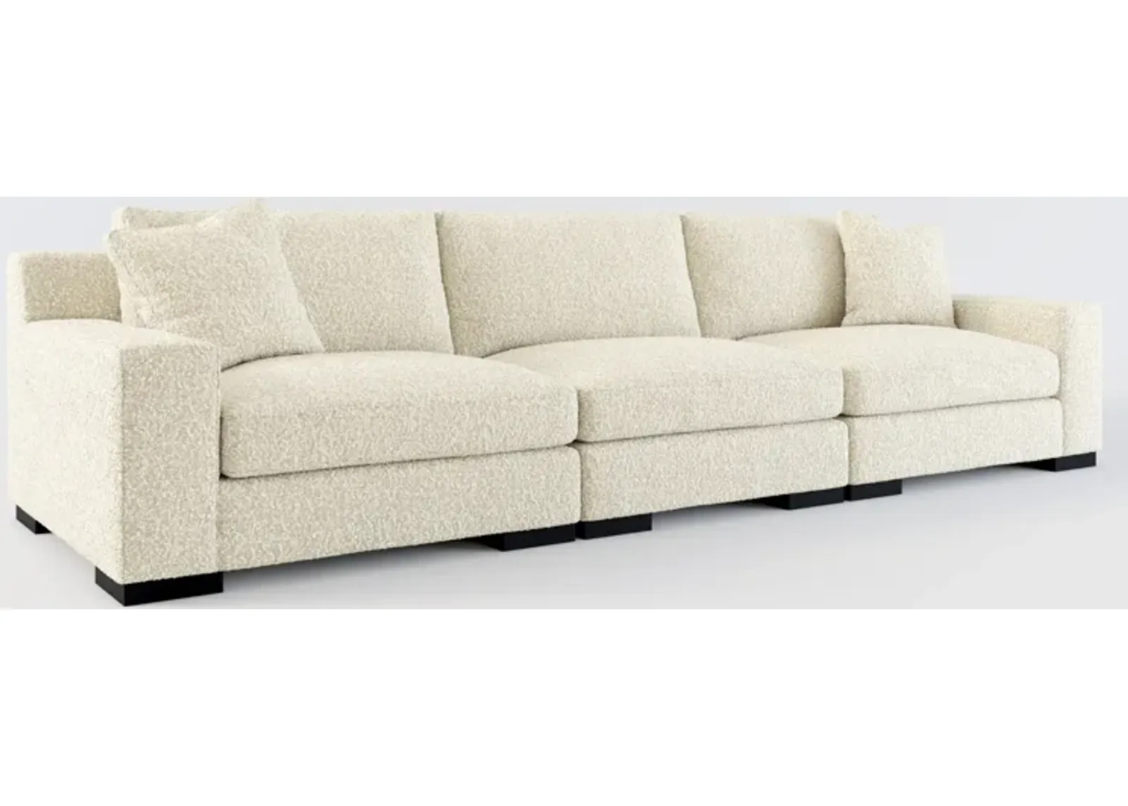 Bondi Hybrid Comfort 3-Piece Sofa - Bloke Cotton