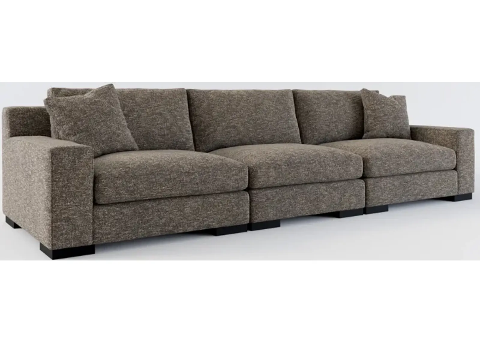 Bondi Hybrid Comfort 3-Piece Sofa - M Walnut