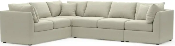 The Pitt Hybrid Comfort Sectional - Liv Dove