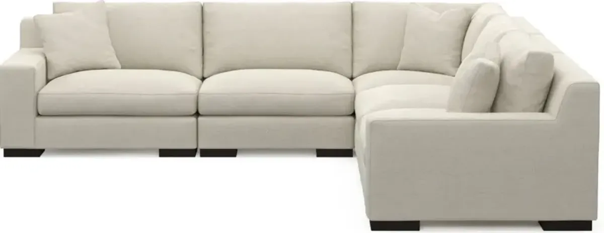 Bondi Hybrid Comfort 5-Piece Sectional - Curious Pearl