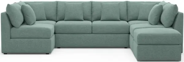 The Pitt Hybrid Comfort Sectional - Bridger Jade