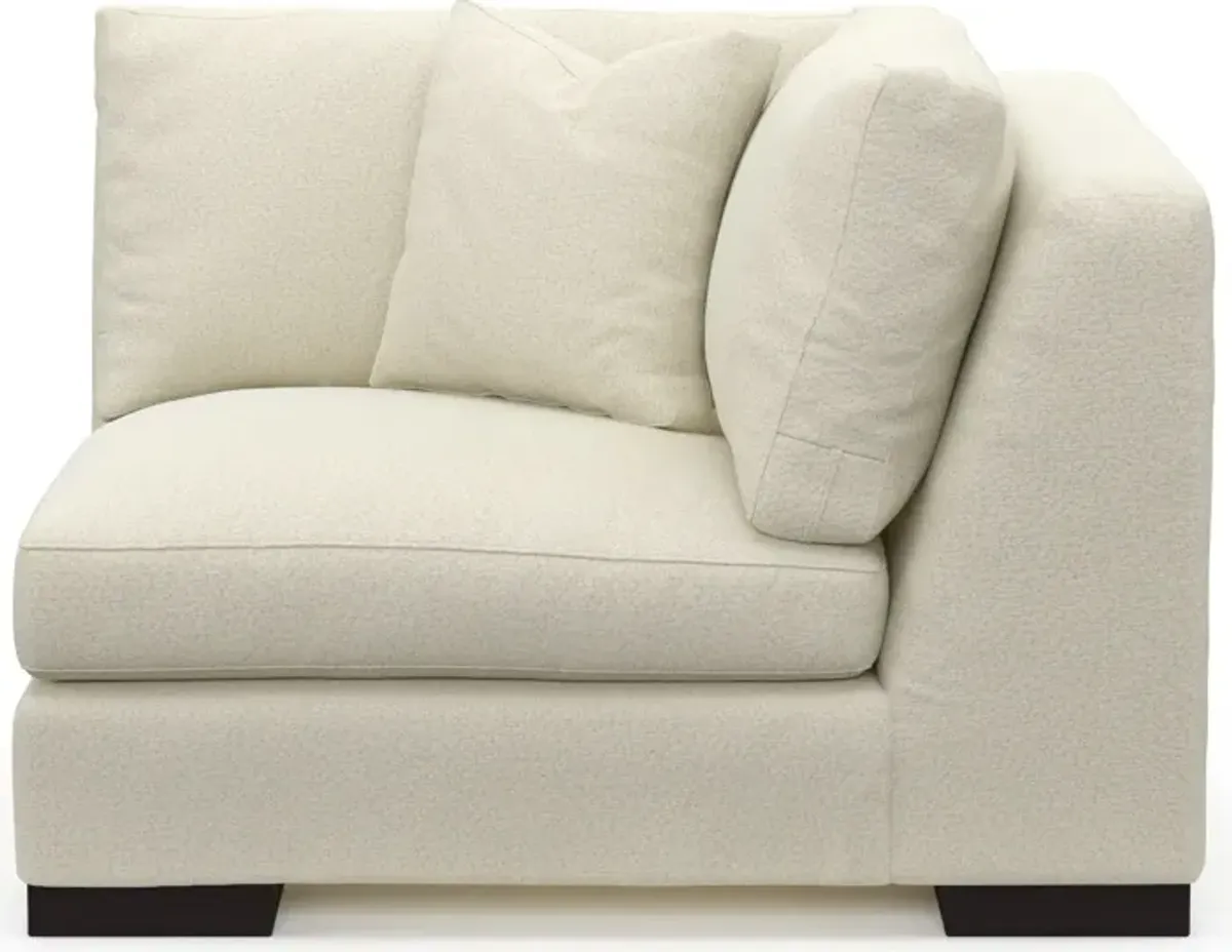 Bondi Foam Comfort Corner Chair - Fincher Ivory