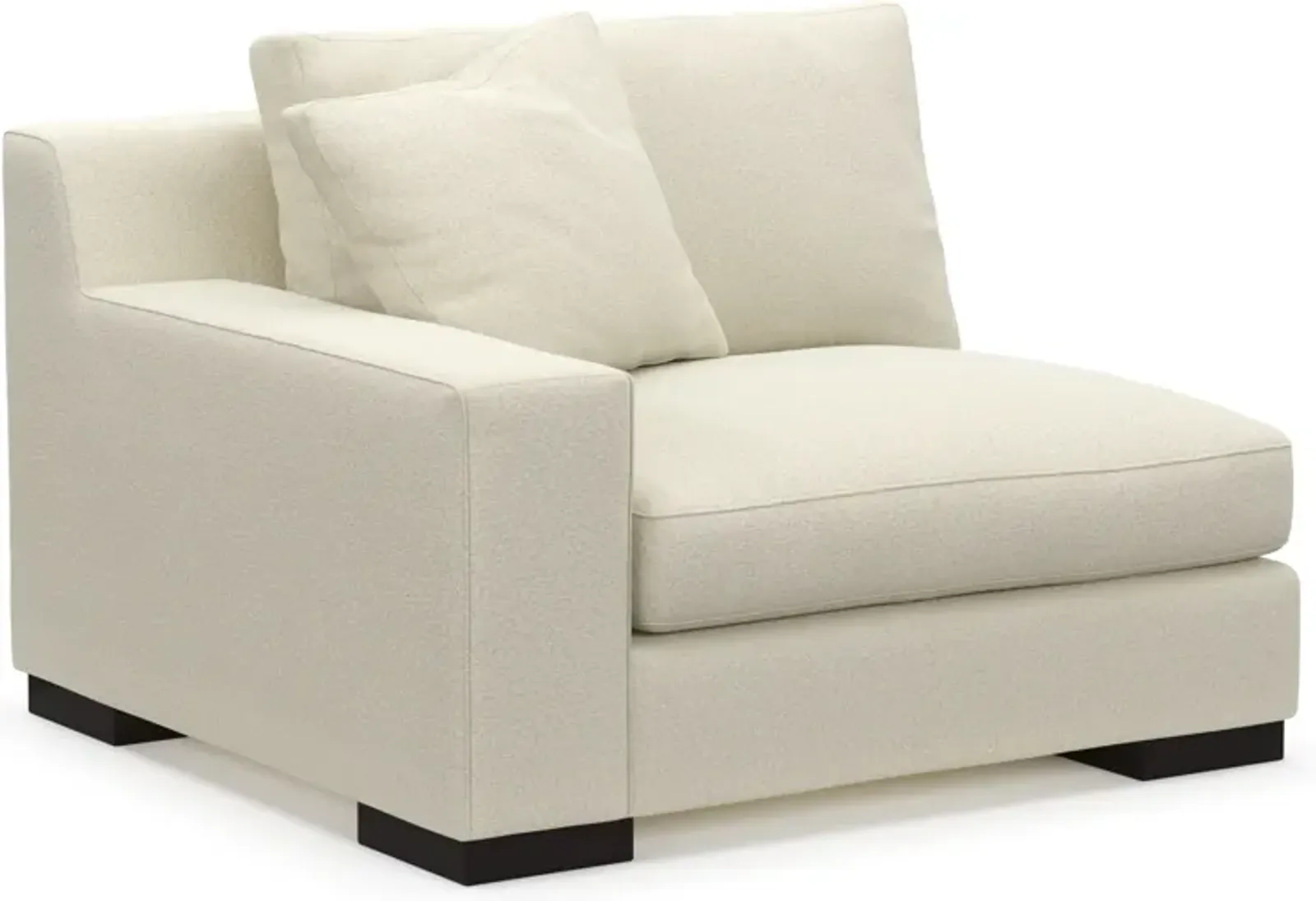 Bondi Foam Comfort Left-Facing Chair - Fincher Ivory