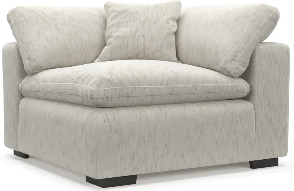 Plush Feathered Comfort Corner Chair - P.T. Cream