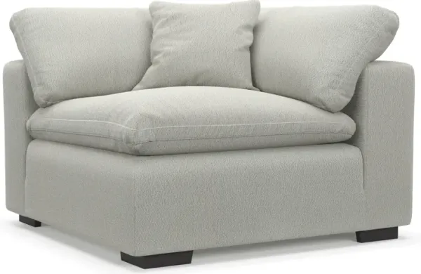 Plush Feathered Comfort Corner Chair - Oslo Snow