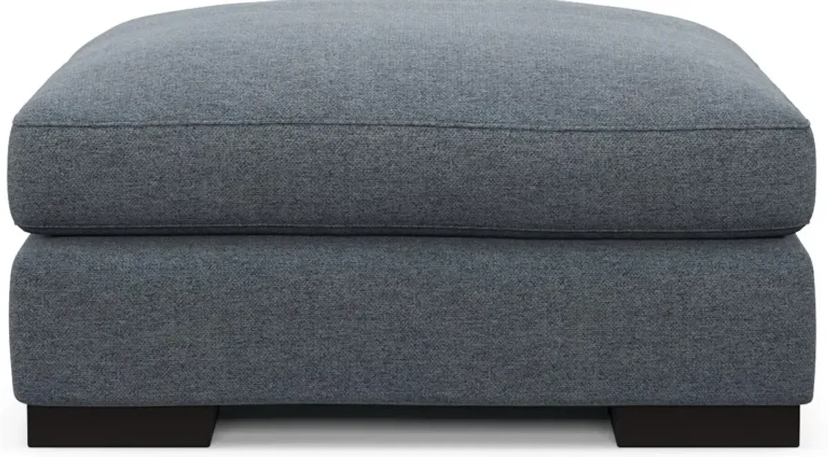 Bondi Foam Comfort Ottoman - Bridger Navy