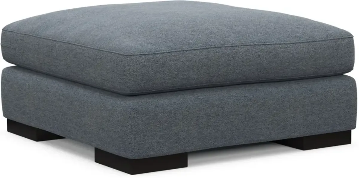 Bondi Foam Comfort Ottoman - Bridger Navy