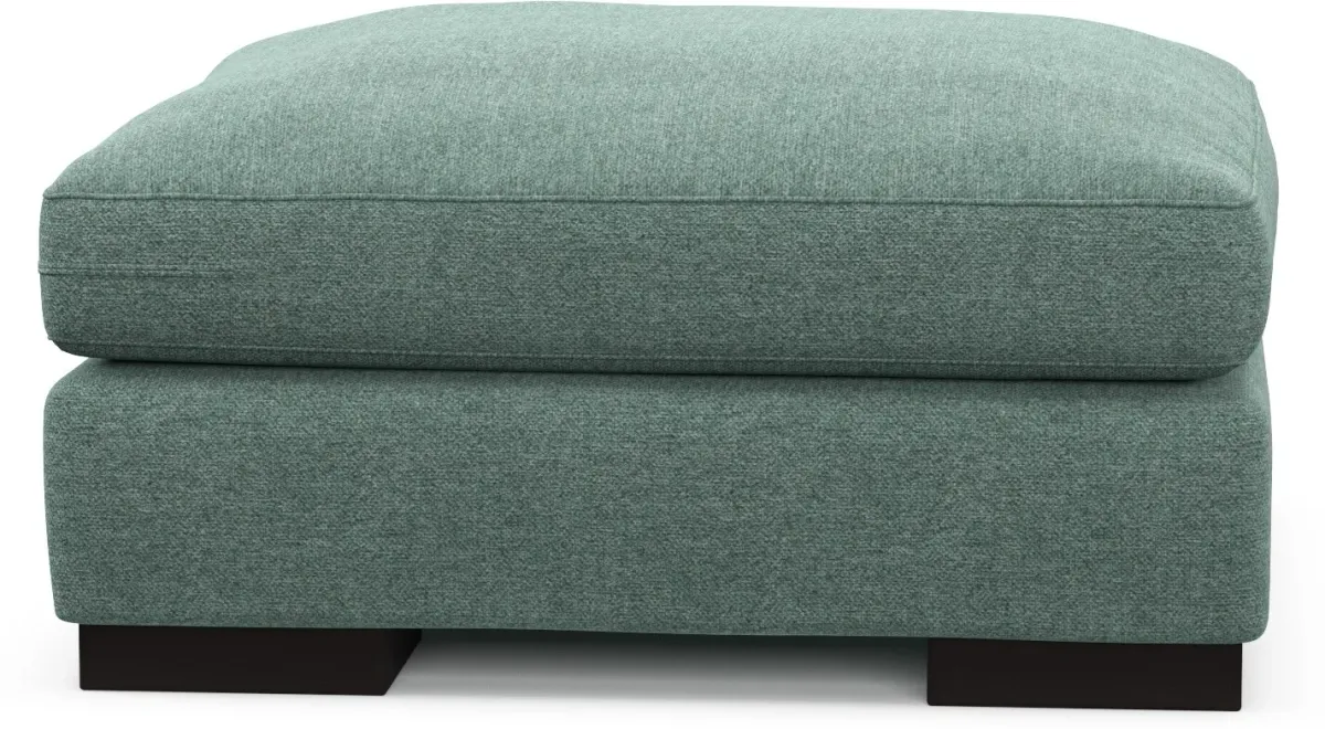 Bondi Foam Comfort Ottoman - Bridger Jade