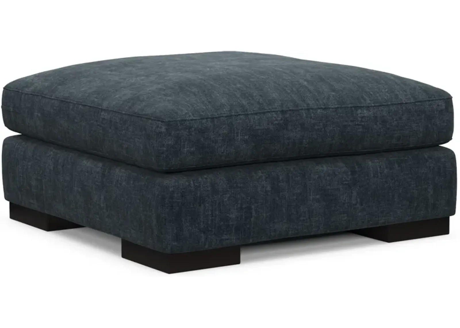 Bondi Foam Comfort Ottoman - Argo Navy