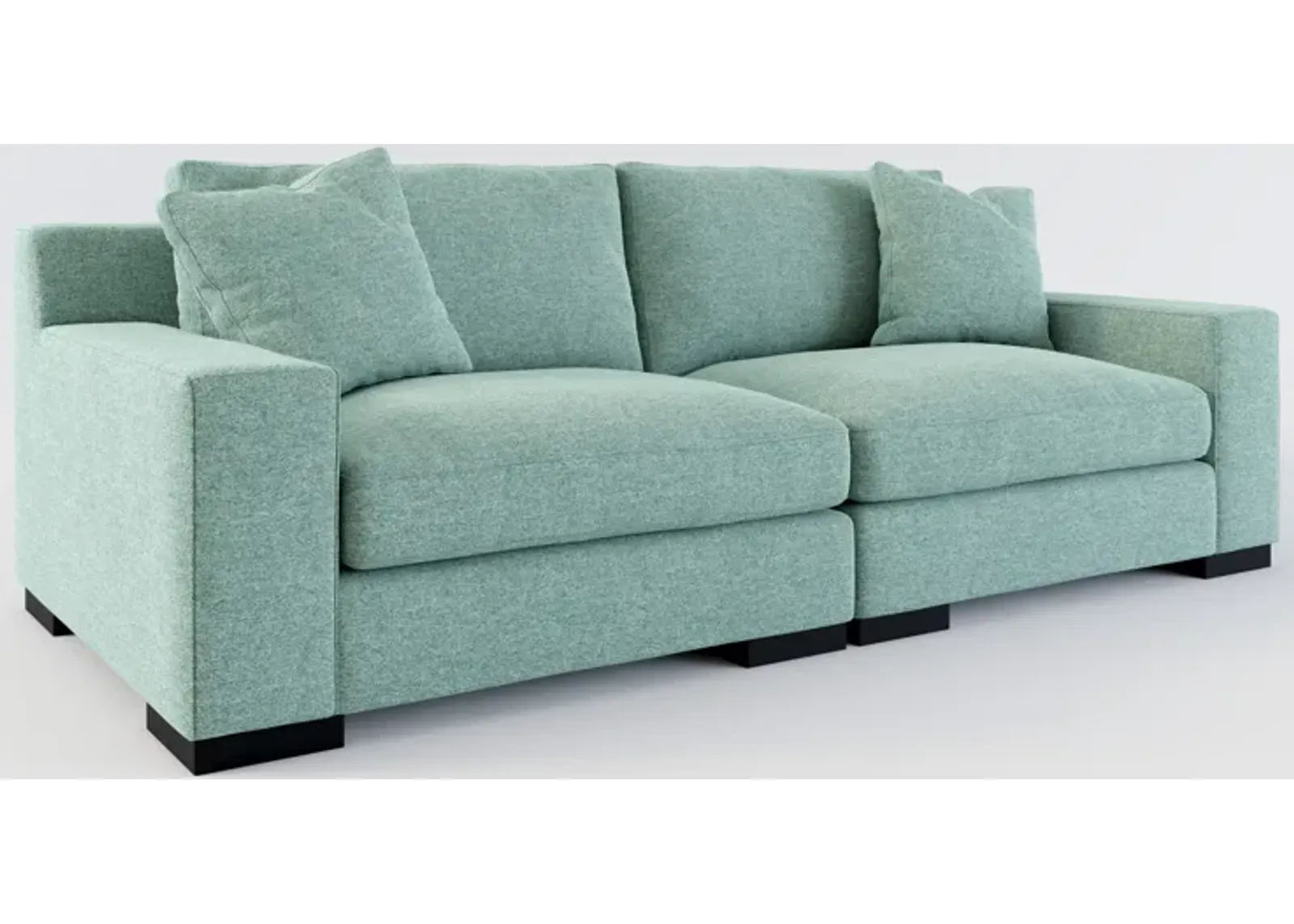 Bondi Foam Comfort 2-Piece Sofa - Bridger Jade