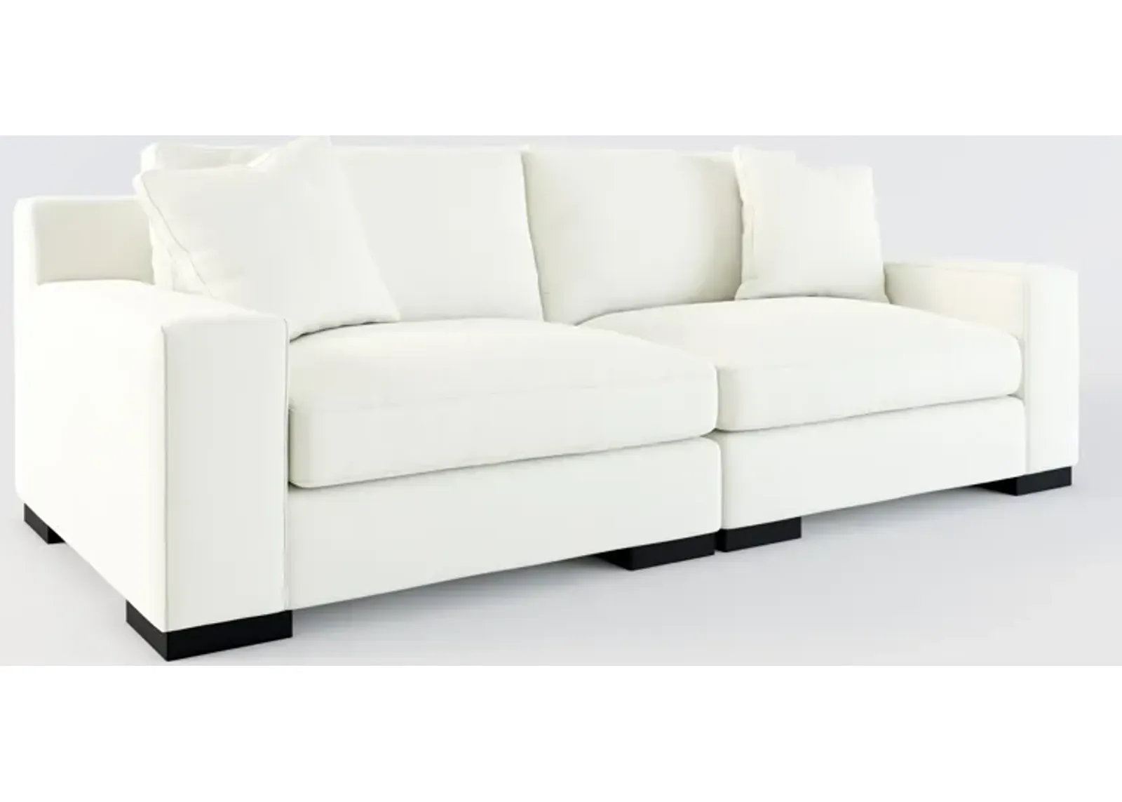 Bondi Foam Comfort 2-Piece Sofa - Liv Arctic