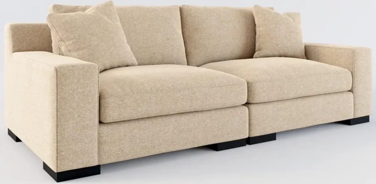 Bondi Foam Comfort 2-Piece Sofa - Liv Wicker