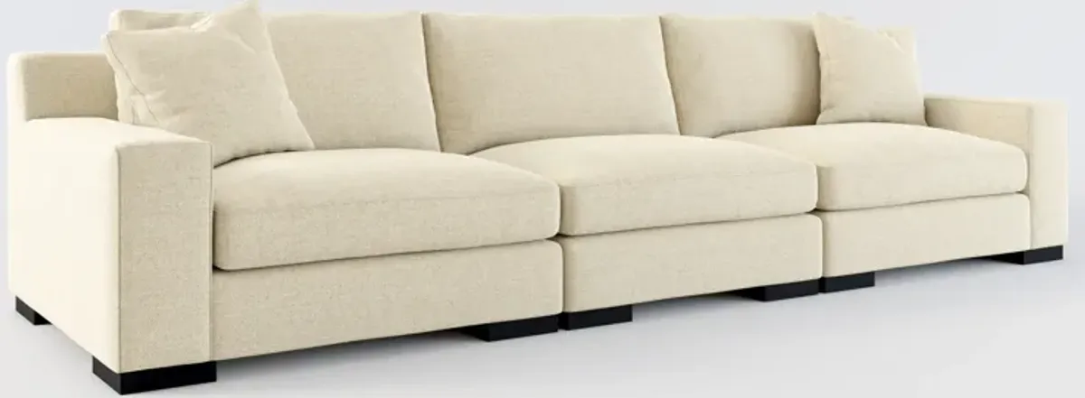 Bondi Foam Comfort 3-Piece Sofa - Broderick Sand