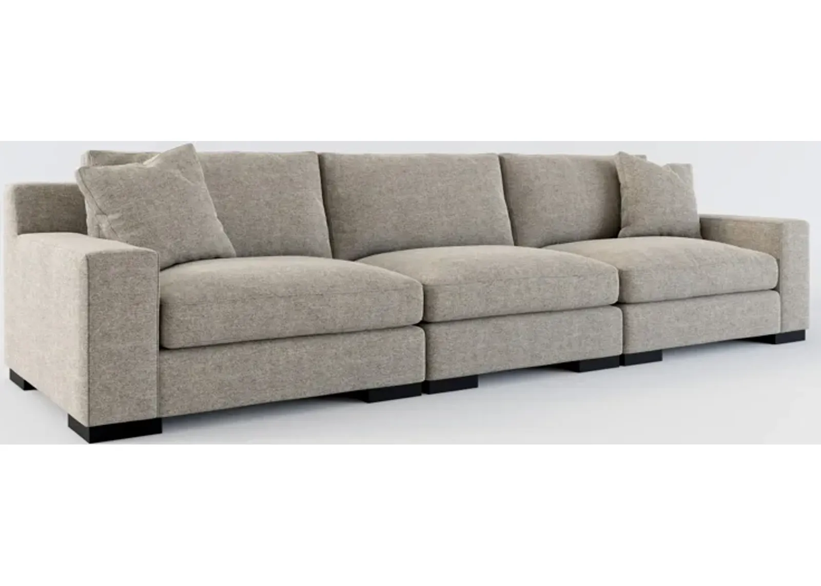 Bondi Foam Comfort 3-Piece Sofa - Bridger Metal