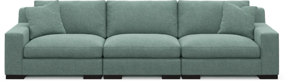 Bondi Foam Comfort 3-Piece Sofa - Bridger Jade