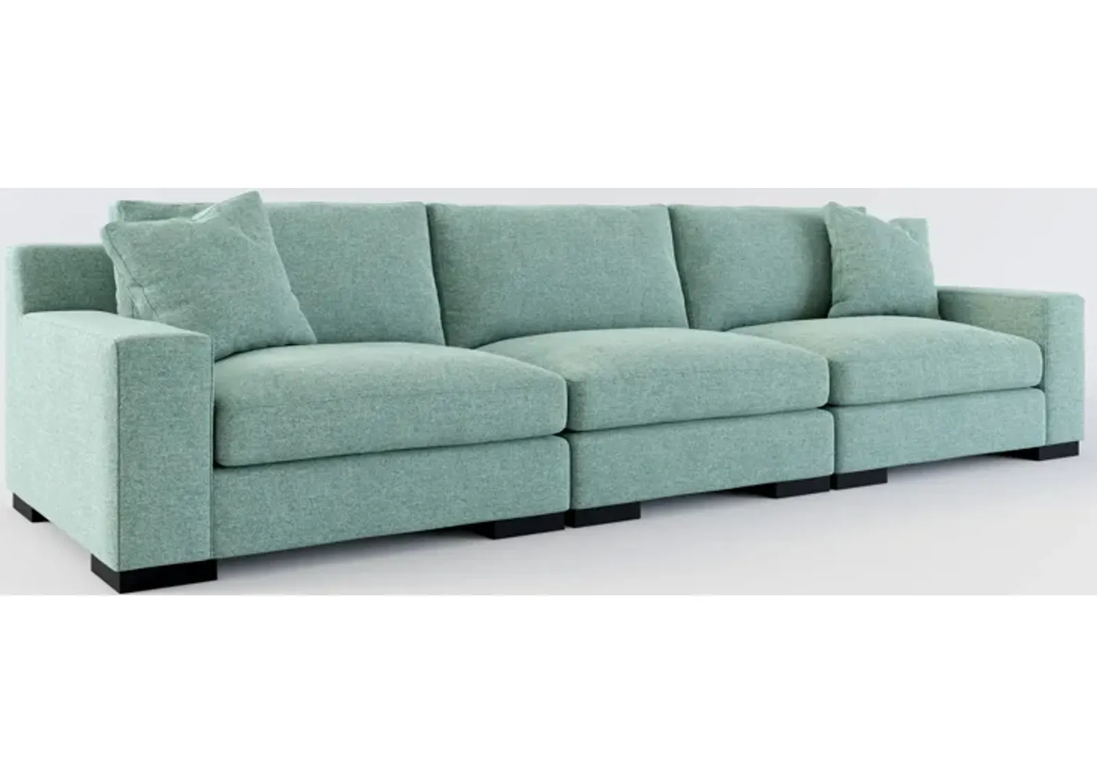 Bondi Foam Comfort 3-Piece Sofa - Bridger Jade