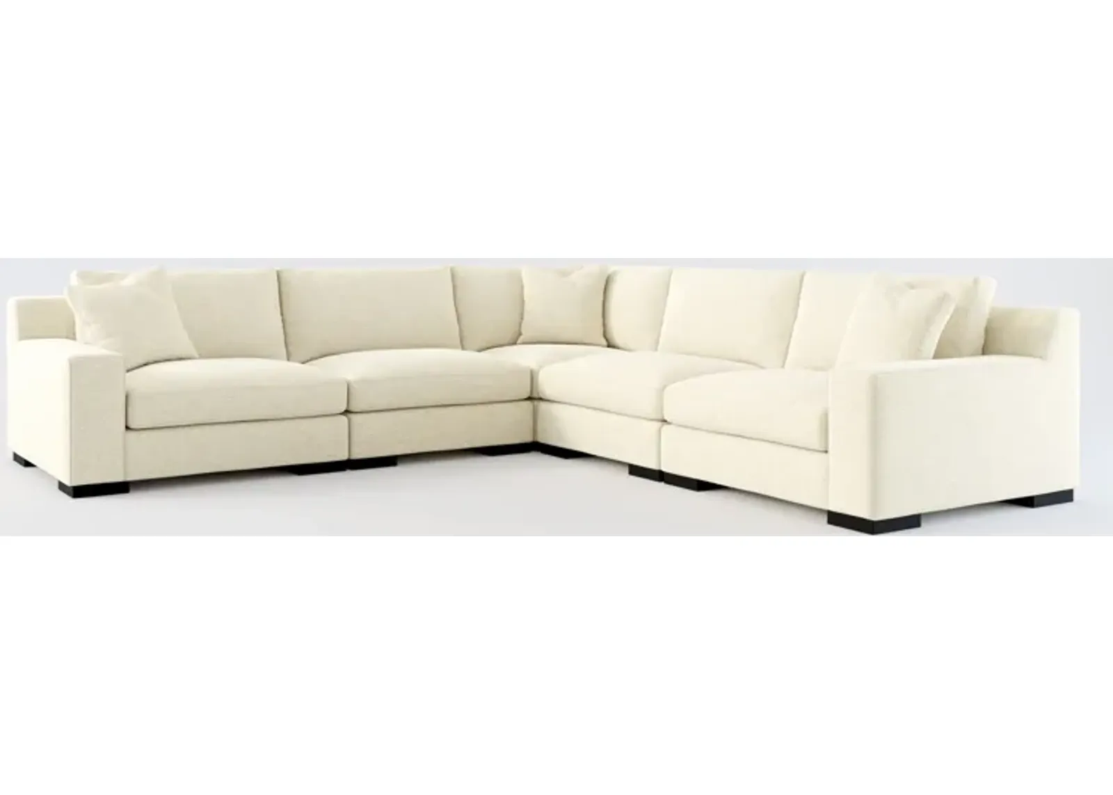 Bondi Foam Comfort 5-Piece Sectional - Bridger Shell