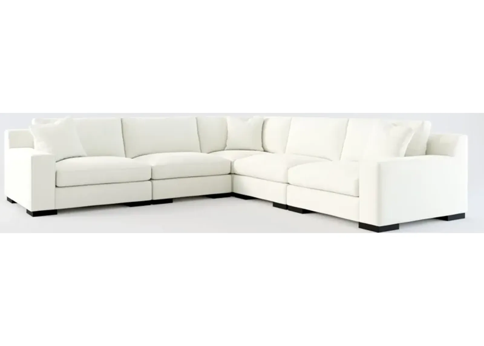 Bondi Foam Comfort 5-Piece Sectional - Liv Arctic