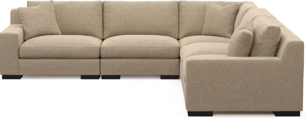 Bondi Foam Comfort 5-Piece Sectional - Liv Wicker