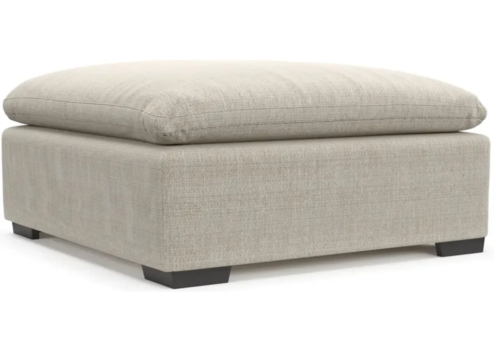 Plush Feathered Comfort Ottoman - Mason Porcelain