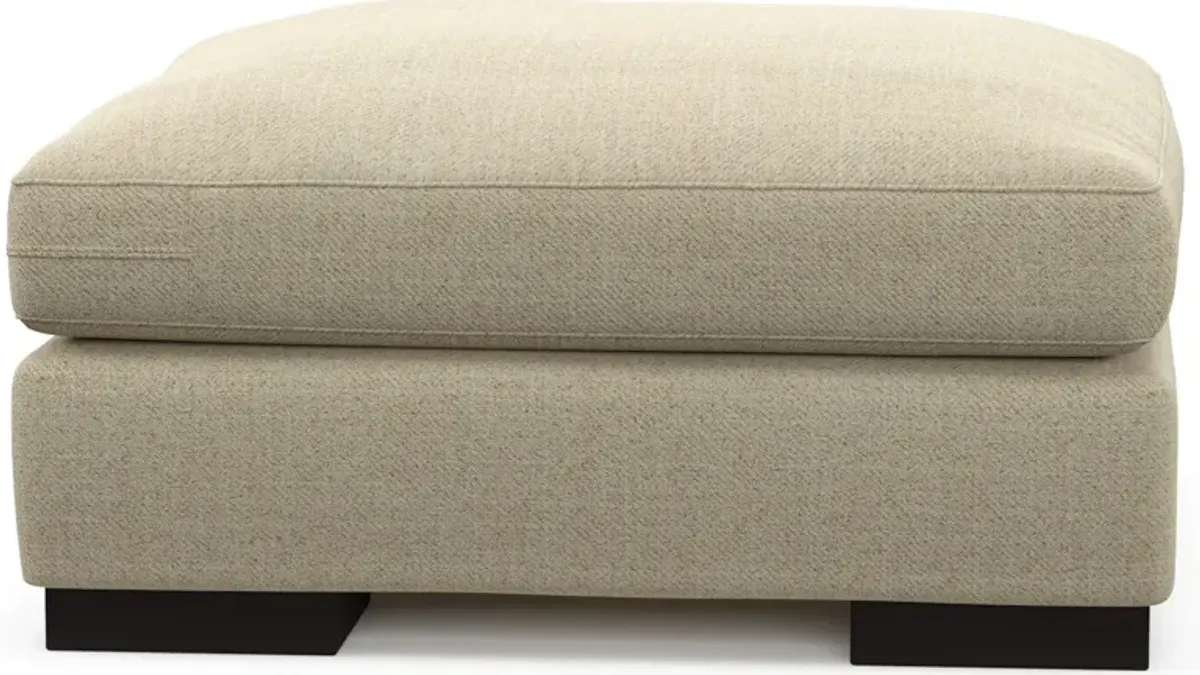 Bondi Hybrid Comfort Ottoman - Broderick Sand