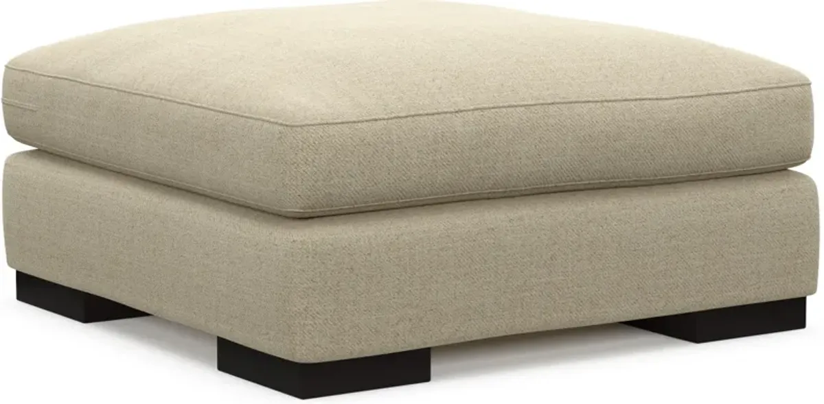 Bondi Hybrid Comfort Ottoman - Broderick Sand