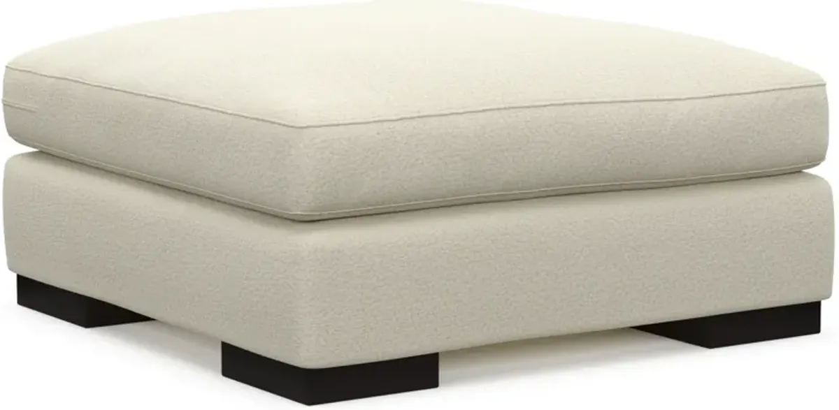 Bondi Hybrid Comfort Ottoman - Fincher Ivory